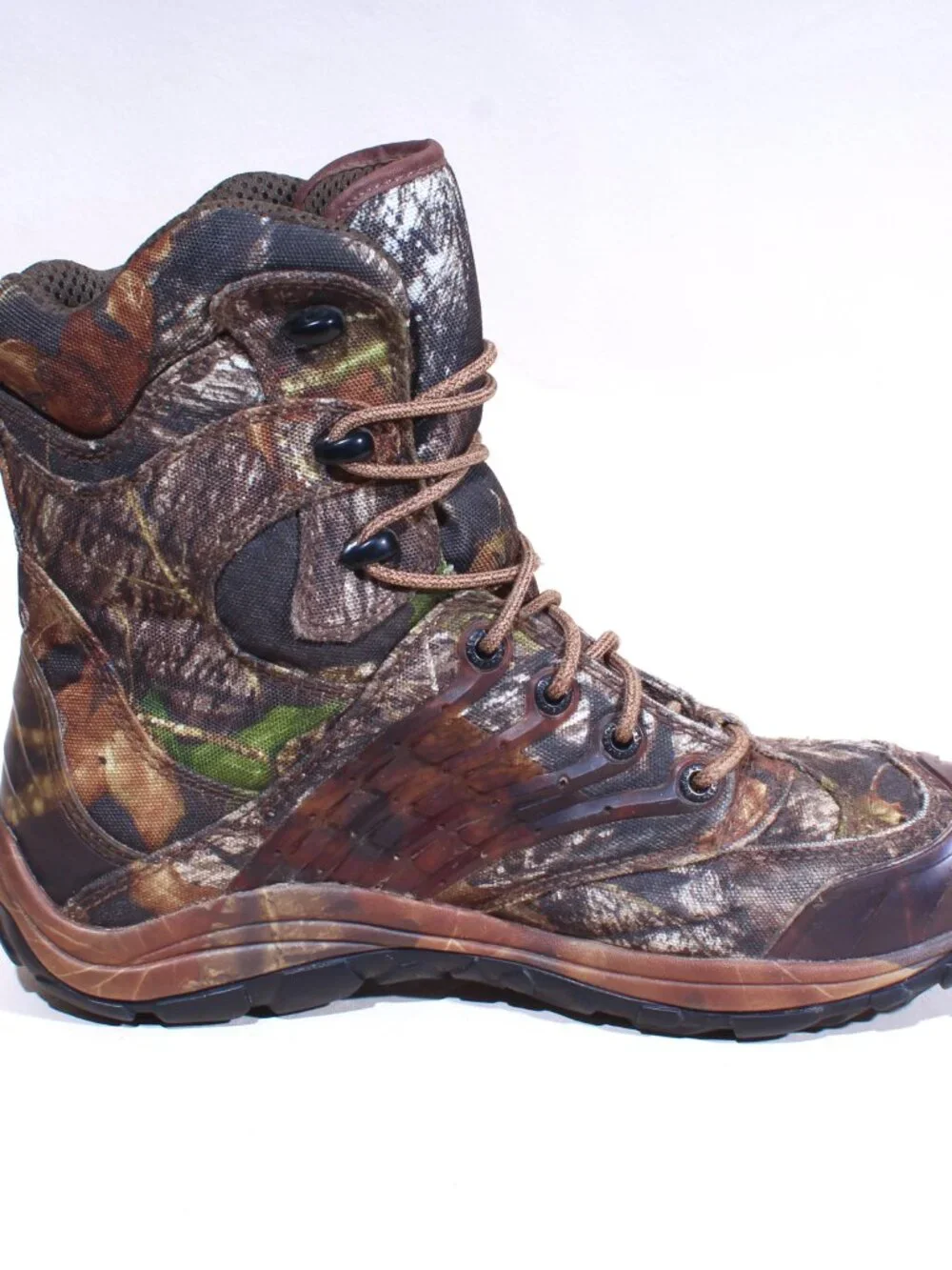 Mens Cabelas Hunting Boots Size 8.5 Ultra Dry-Plus Insulated Camo Hiking Boot